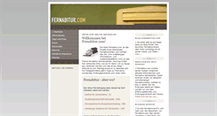 Desktop Screenshot of fernabitur.com